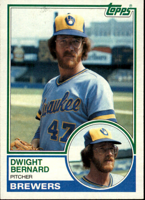 1983 Topps #244 Dwight Bernard
