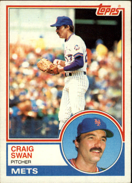 1983 Topps #292 Craig Swan