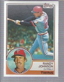 1983 Topps #354 Randy Johnson RC