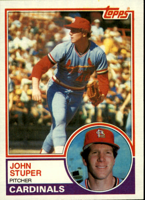 1983 Topps #363 John Stuper
