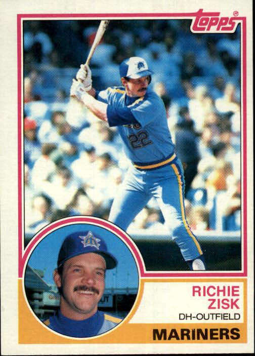 1983 Topps #368 Richie Zisk