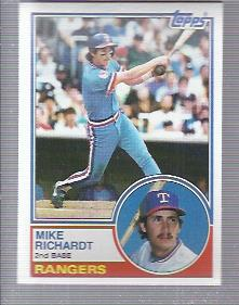 1983 Topps #371 Mike Richardt