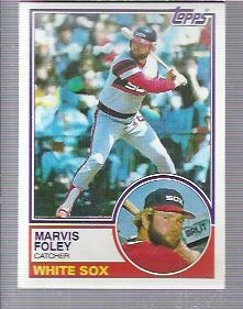 1983 Topps #409 Marvis Foley
