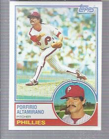 1983 Topps #432 Porfirio Altamirano