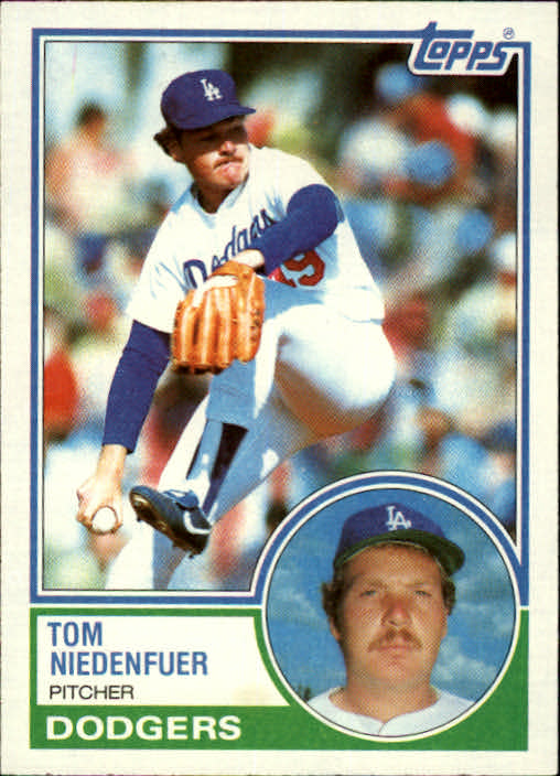 1983 Topps #477 Tom Niedenfuer