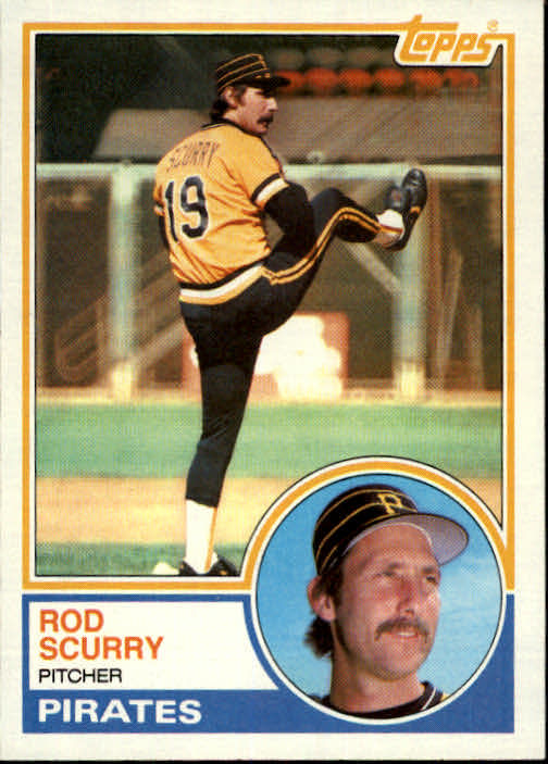  1981 Fleer #380 Rod Scurry RC Rookie Card Pittsburgh