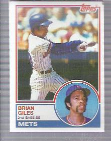 1983 Topps #548 Brian Giles 6 - EX/MT