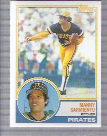 1983 Topps #566 Manny Sarmiento