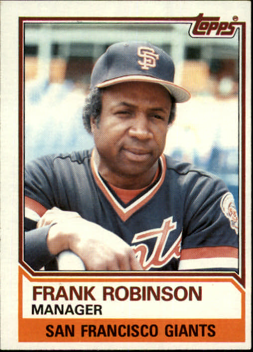1983 Topps #576 Frank Robinson MG