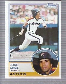 Jose Cruz #514 Topps 1975 Baseball Card (Houston Astros) VG