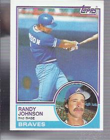 1983 Topps #596 Randy Johnson