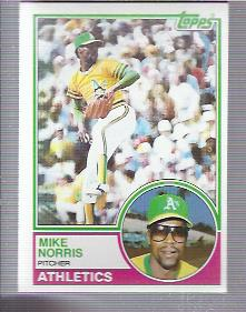 1983 Topps #620 Mike Norris