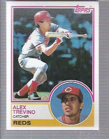 1983 Topps #632 Alex Trevino