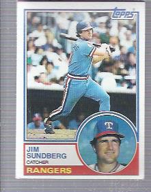 1983 Topps #665 Jim Sundberg
