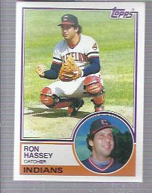 1983 Topps #689 Ron Hassey