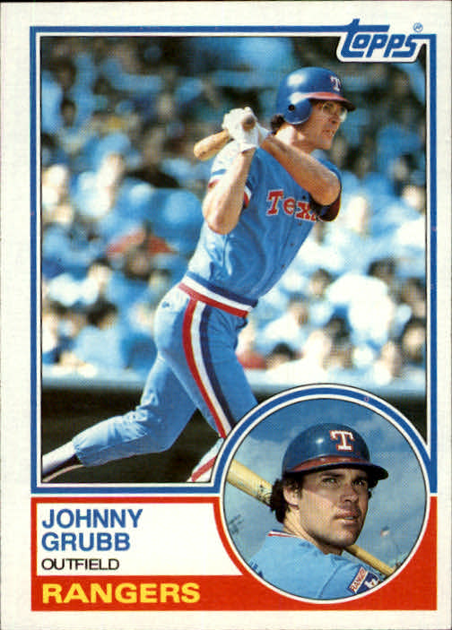 1983 Topps #724 Johnny Grubb