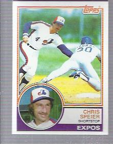 1983 Topps #768 Chris Speier