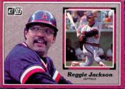 1983 Donruss Action All-Stars #3A Reggie Jackson ERR/(Red screen on back/covers so