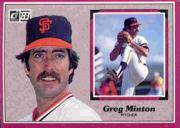 1983 Donruss Action All-Stars #10 Greg Minton