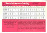 1983 Donruss Action All-Stars #15 Ron Guidry back image