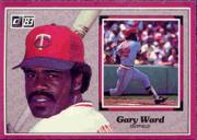1983 Donruss Action All-Stars #18 Gary Ward