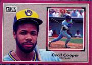 1983 Donruss Action All-Stars #19 Cecil Cooper
