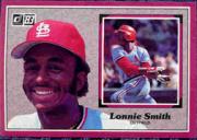 1983 Donruss Action All-Stars #34 Lonnie Smith