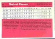 1983 Donruss Action All-Stars #46 Bob Horner back image