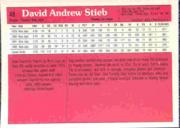 1983 Donruss Action All-Stars #48 Dave Stieb back image