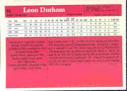 1983 Donruss Action All-Stars #55 Leon Durham back image
