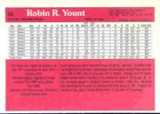 1983 Donruss Action All-Stars #56 Robin Yount back image