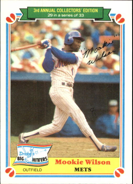 1983 Topps Mookie Wilson