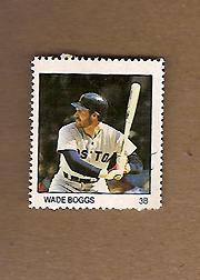 1983 Fleer Stamps #19 Wade Boggs