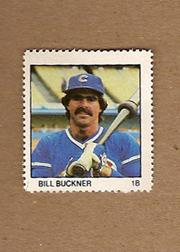 1983 Fleer Stamps #25 Bill Buckner
