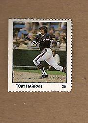 1983 Fleer Stamps #76 Toby Harrah