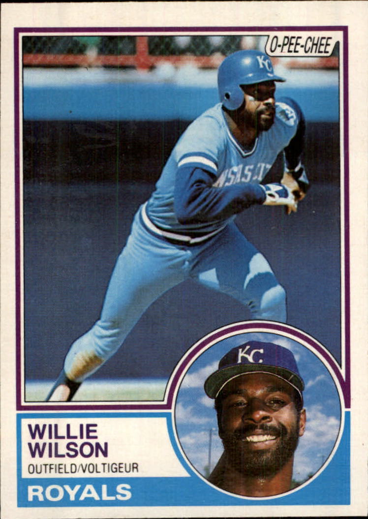 1983 O-Pee-Chee #16 Willie Wilson