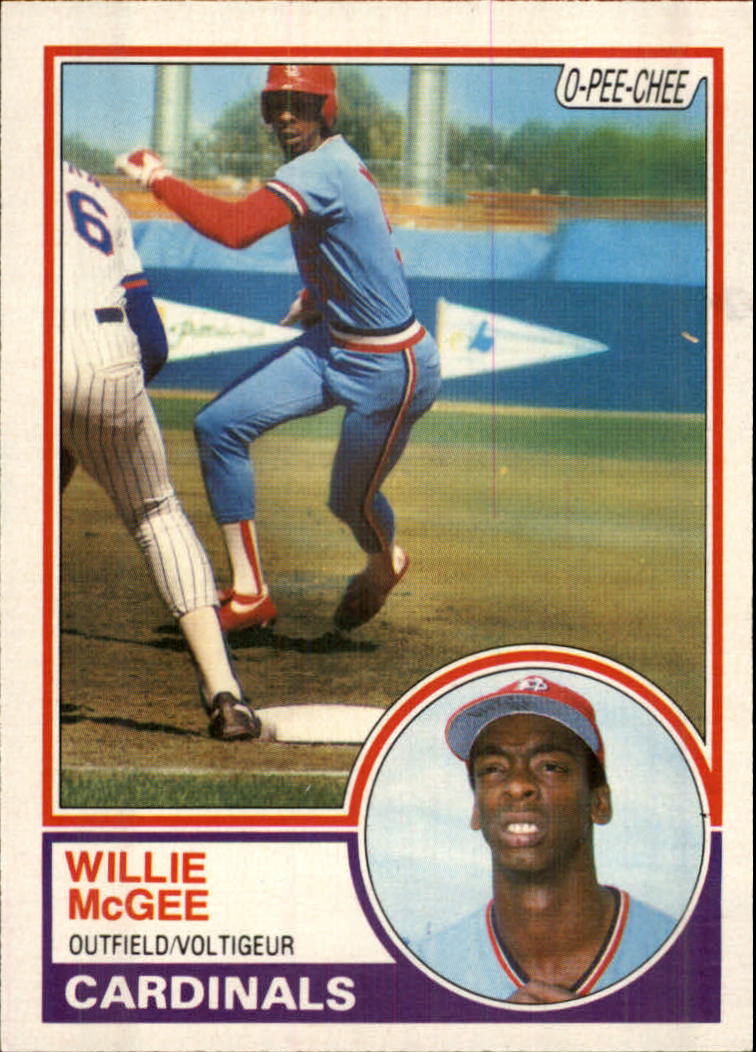 1983 O-Pee-Chee #49 Willie McGee RC