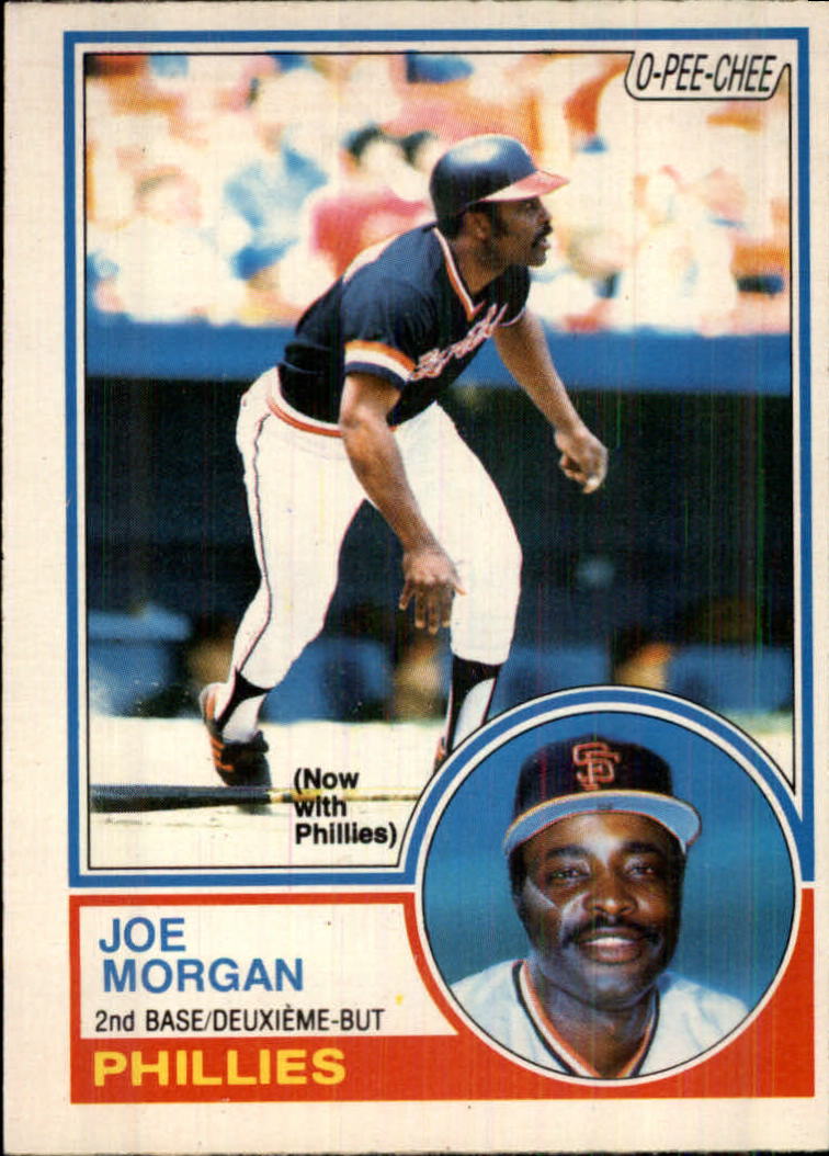 1983 O-Pee-Chee #81 Joe Morgan/Now with Phillies