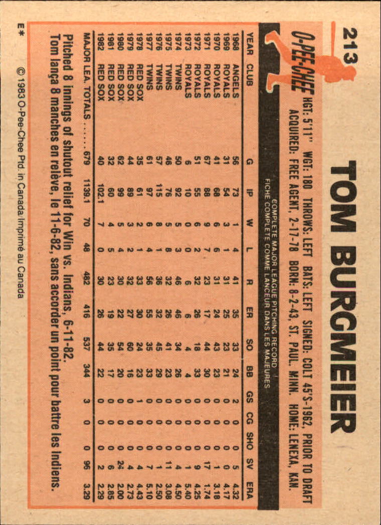 B2129- 1983 O-Pee-Chee BB Cards 201-396 +Rookies -You Pick- 15+ FREE US SHIP - Picture 21 of 311
