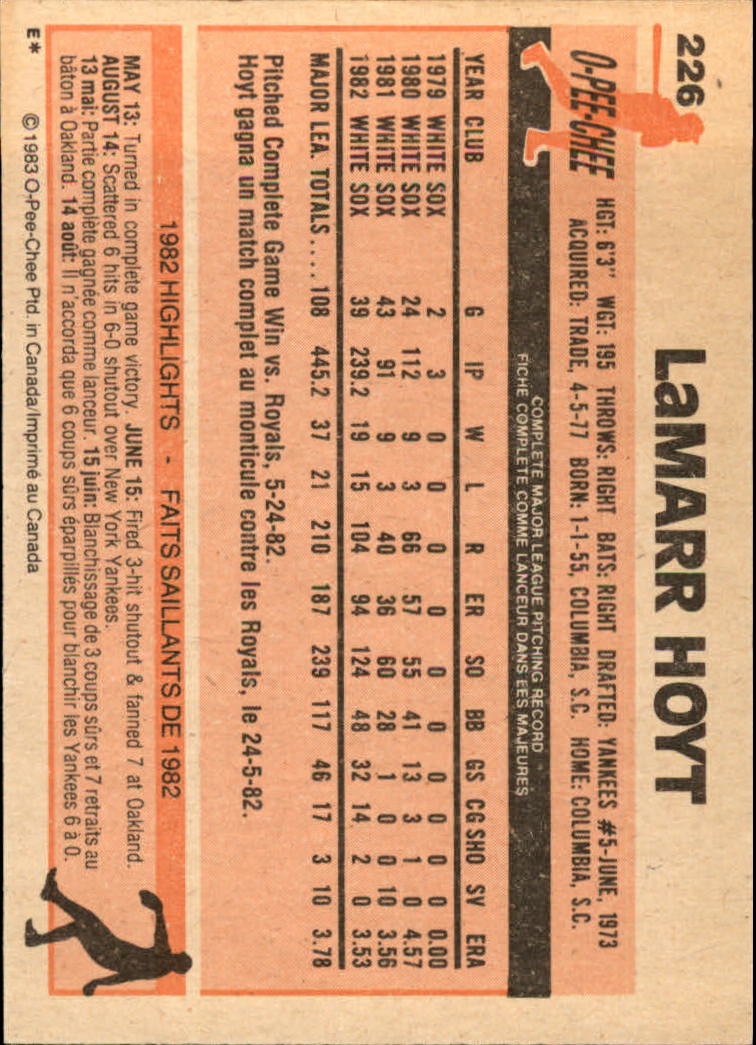 B2129- 1983 O-Pee-Chee BB Cards 201-396 +Rookies -You Pick- 15+ FREE US SHIP - Picture 41 of 311