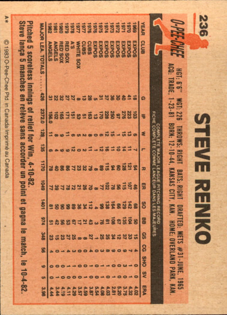 B2129- 1983 O-Pee-Chee BB Cards 201-396 +Rookies -You Pick- 15+ FREE US SHIP - Picture 55 of 311