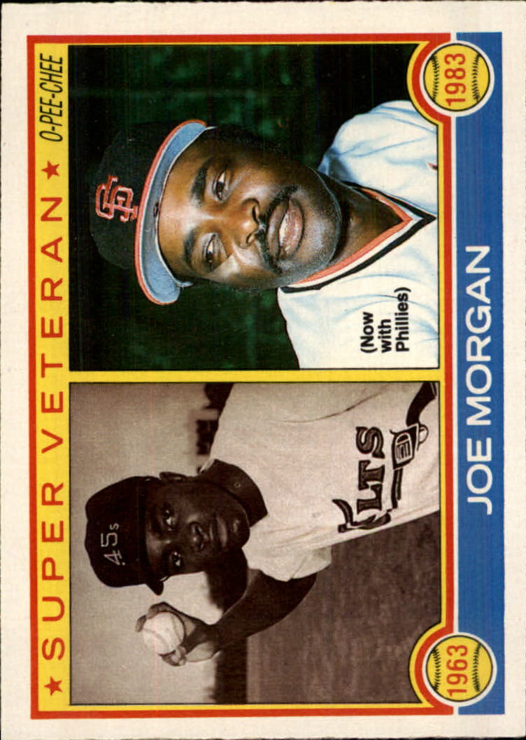 1983 O-Pee-Chee #264 Joe Morgan SV/Now with Phillies