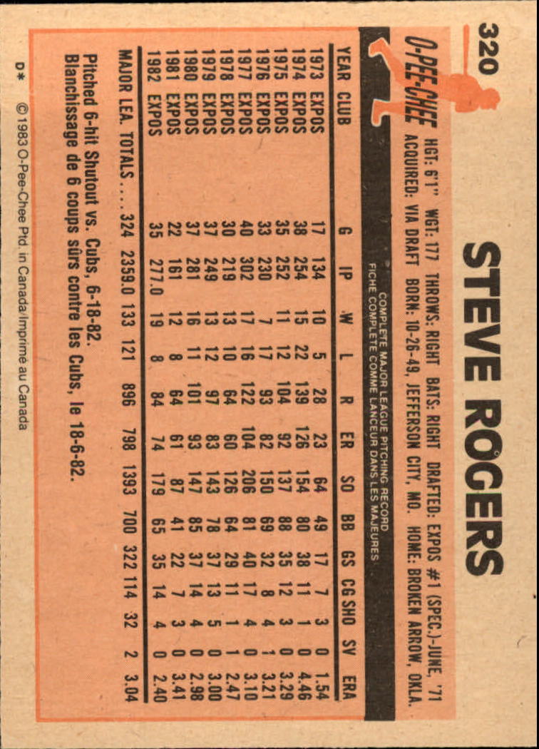 B2129- 1983 O-Pee-Chee BB Cards 201-396 +Rookies -You Pick- 15+ FREE US SHIP - Picture 197 of 311