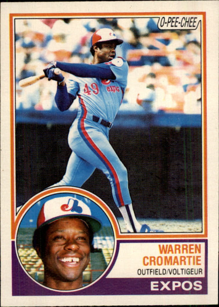 1983 O-Pee-Chee #351 Warren Cromartie