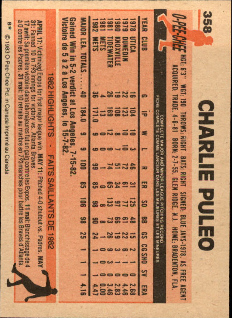 B2129- 1983 O-Pee-Chee BB Cards 201-396 +Rookies -You Pick- 15+ FREE US SHIP - Picture 261 of 311