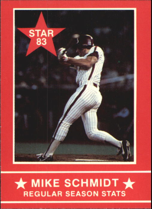 1983 Star Schmidt #2 Mike Schmidt/Regular Season Stats