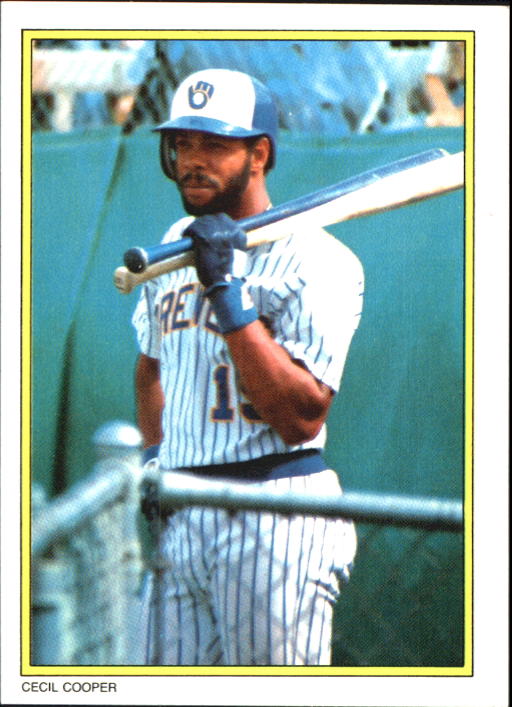 1983 Topps Glossy Send-Ins #15 Cecil Cooper