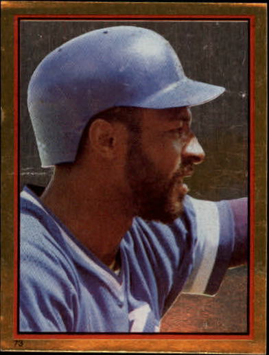 1983 Topps Stickers #73 Willie Wilson FOIL