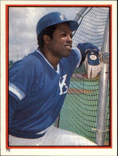1983 Topps Stickers #75 Hal McRae