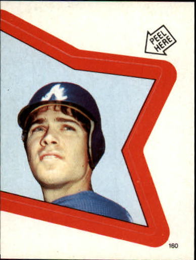 1983 Topps Stickers #160 Dale Murphy